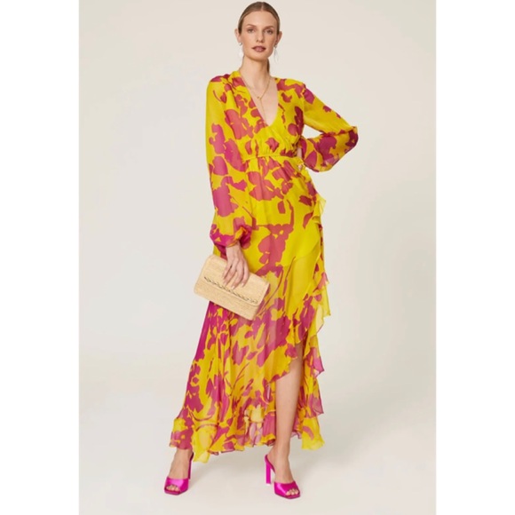 Robe Caroline Constas Dania Lilly – Taille L, Multicolore – Occasion Très Bon état – Style Robe à Imprimé